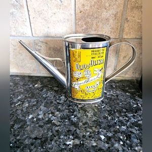 Vintage olive oil tin can